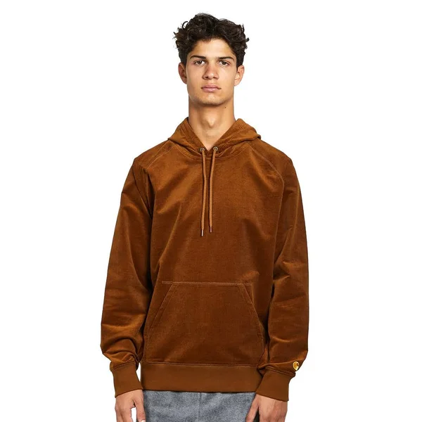 Carhartt WIP Hooded Cord Sweat I029101 TAWNY/GOLD