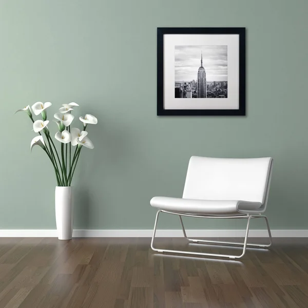 Trademark Fine Art Empire Canvas Art by Nina Papiorek - White Matte, Black Frame
