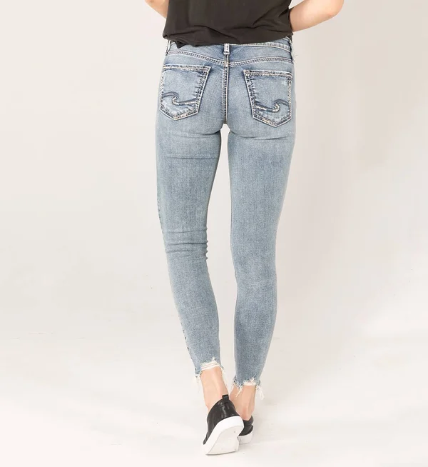 Silver Jeans Co. Suki Mid-Rise Skinny Jeans - Indigo