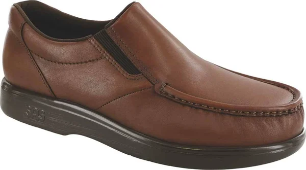 SAS Men's Side Gore Slip on Loafer - Antique Tan WW, 14.5