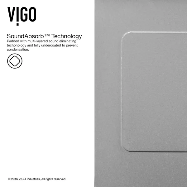 Vigo VG15075 Undermount Stainless Steel Kitchen Sink Faucet Grid STRAINER and Dispenser