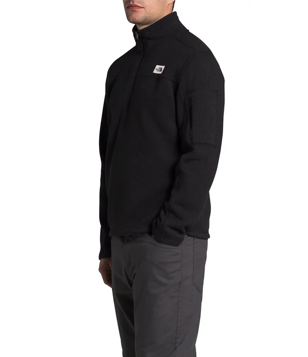 The North Face Gordon Lyons 1/4-Zip Fleece Pullover - Men's Root Brown Dark Heather - XXL
