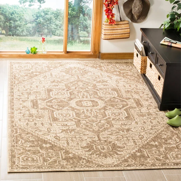 Safavieh Linden LND138B 5&1x22 x 7&6x22 Beige, Cream Area Rug
