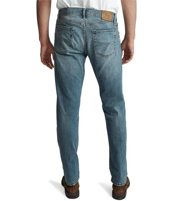 Polo Ralph Lauren Hampton Relaxed Straight-Fit Stretch Denim Jeans - Mens, 42 30, Rockford