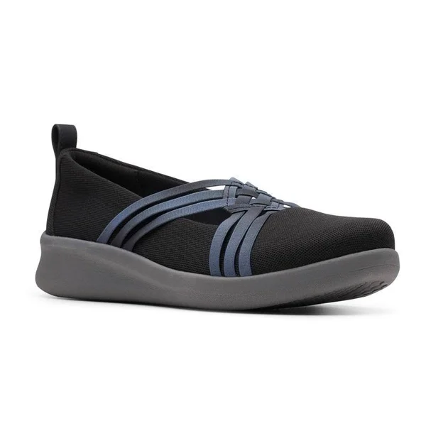 Clarks Sillian Cora Women's Casual Shoe Black - W, 9