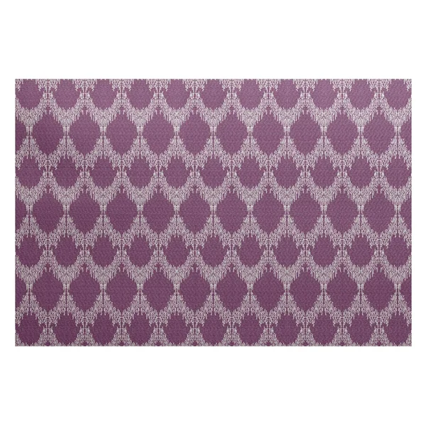 E by Design Peace Indoor/Outdoor Door Mat Purple - Size: 2 x 3 ft.
