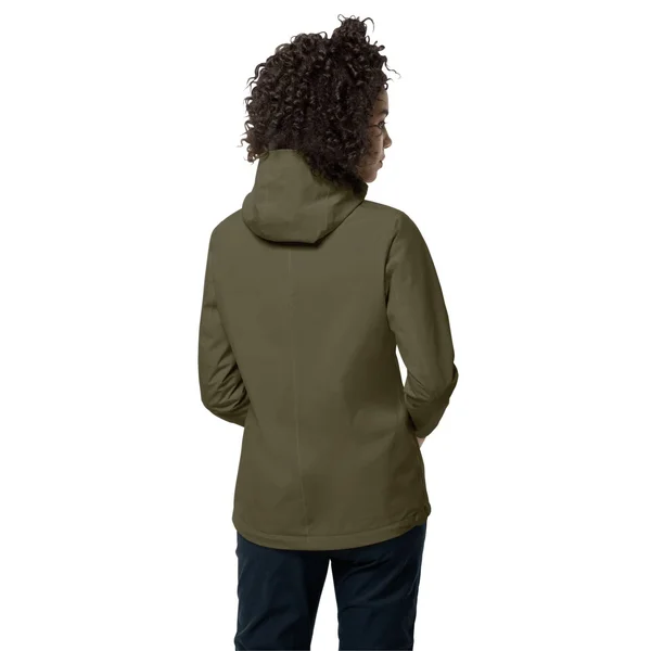 Jack Wolfskin JWP Shell W - Granite - Rain Jackets M