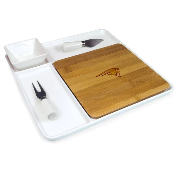 New England Patriots Peninsula Cutting Board Serving Tray