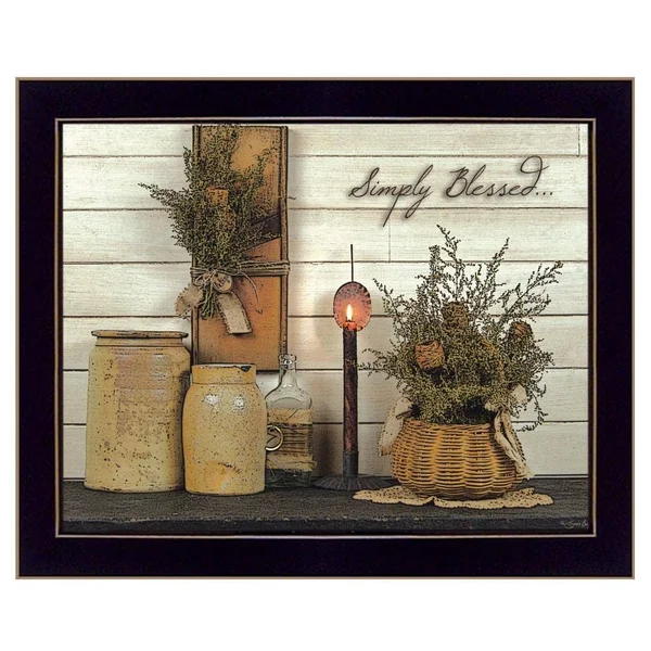 Trendy Decor 4U Simply Blessed Printed Wall Art
