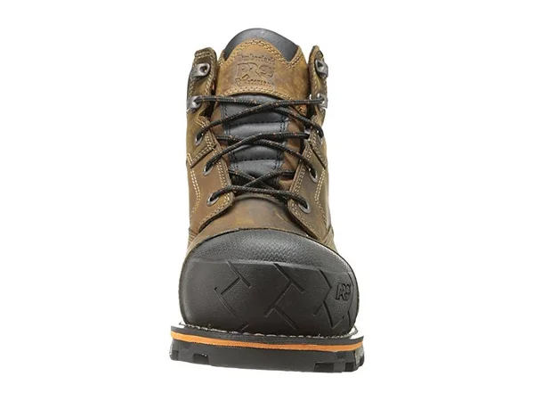 Timberland Pro Men's 6 in. Boondock Soft Toe Waterproof Work Boots, Brown