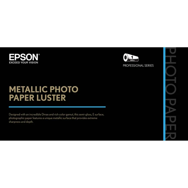 Epson Metallic Luster Photo Paper, 24x22x100& Roll