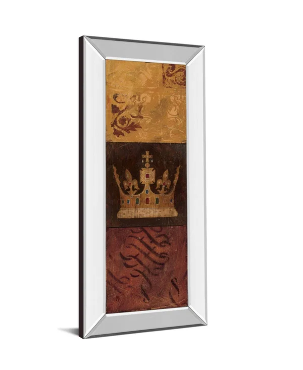 Classy Art 1428MF 18 x 42 in. Regal Panel I by Avery Tillmon Mirror Framed Print Wall Art