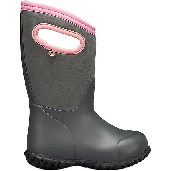 Bogs York Solid Boot - Kids& Gray - 2.0