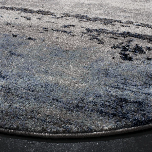 Safavieh Galaxy GAL119F 5&3x22 x 5&3x22 Round Grey, Ivory Area Rug