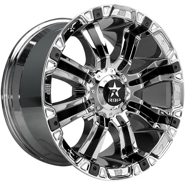 RBP 94R Chrome 18x9 5x5 - 5x5.5 -12mm (94R-1890-58-12C)