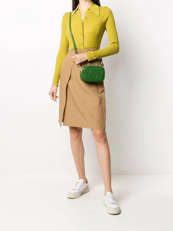 Tory Burch Perry Bombe Mini Bag arugula