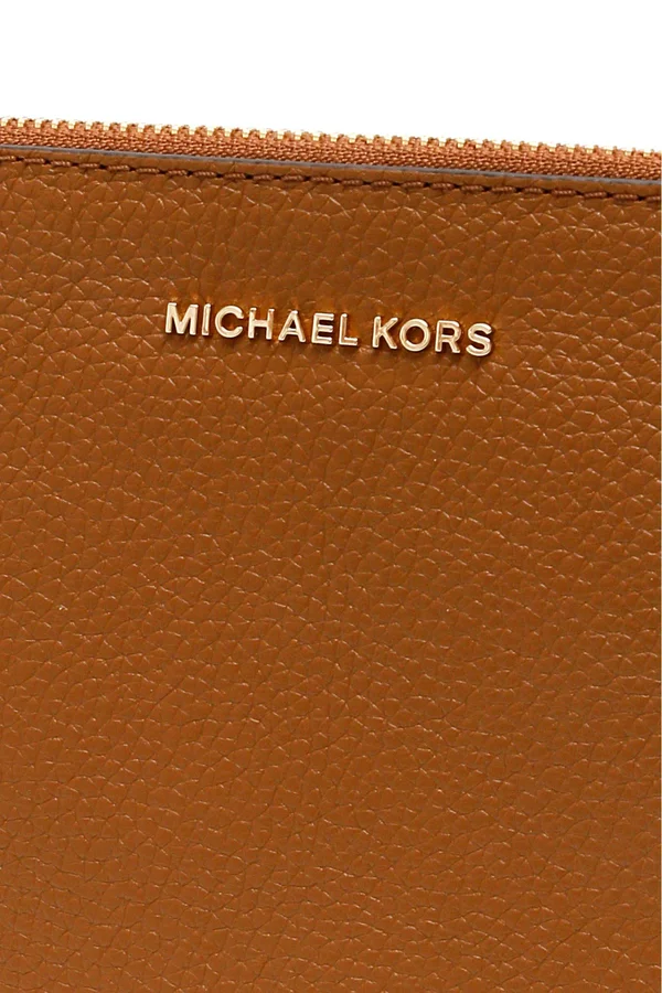 Michael Michael Kors Crossbody Clutch Os Brown Leather