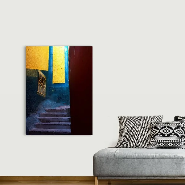 Colorful Back Alley Stairs of Guanajuato - Mexico, Canvas Wall Art, 36x48, Great Big Canvas