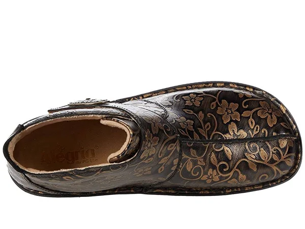 Alegria Caiti Rustic Print Leather Ankle Boots - 41(10.5/11M)