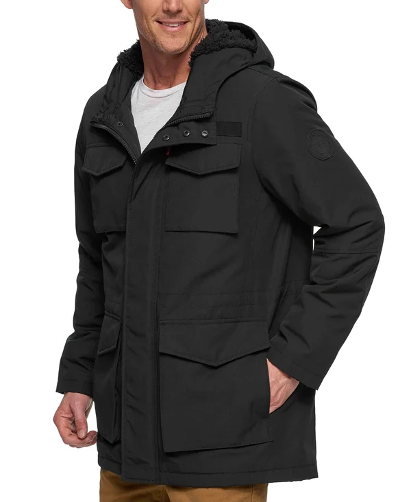 Levi&s Men's Arctic Cloth Sherpa Lined Field Parka Jacket