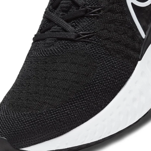 Nike React Infinity Run Flyknit 2 Black/White/Iron Grey Women's Running Shoes - Size: 8.5