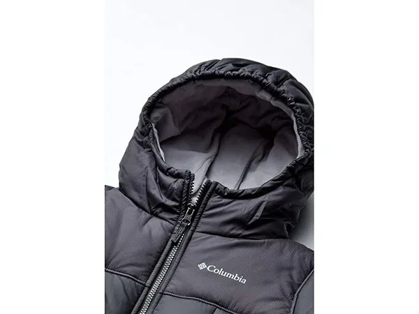 Columbia Boys& Puffect II Puffer Full Zip Jacket - Large - Grill