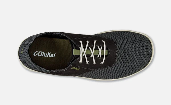 Olukai Men's Nohea Moku - Fog/Charcoal - 13