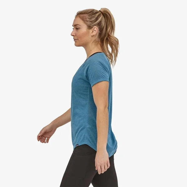 Patagonia Women's Capilene Cool Trail Shirt Blue M