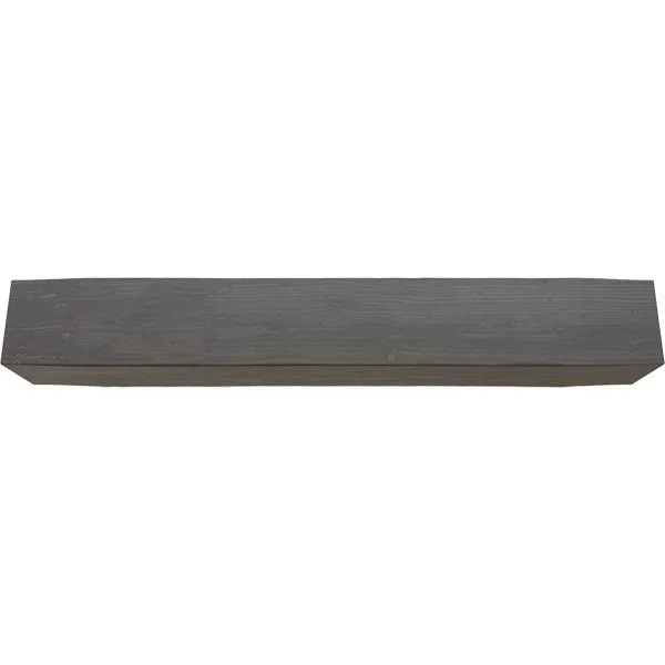 Ekena Millwork MANUSD06X06X36AC 6x22H x 6x22D x 36x22W Sandblasted Faux Wood Fireplace Mantel, Aged Cedar