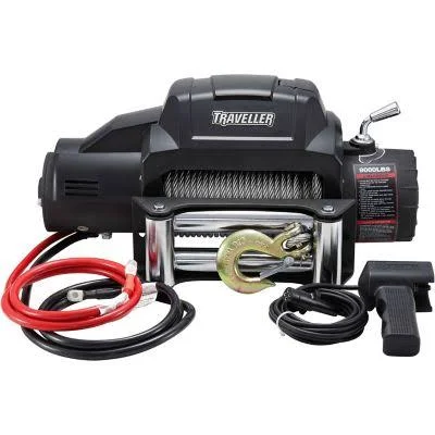 Traveller 12V Truck Electric Winch - 9, 000 lb. Capacity
