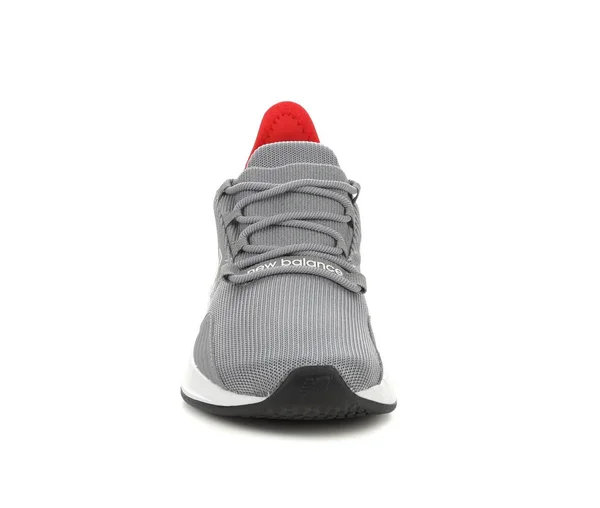 New Balance Kids& Fresh Foam Roav - Grey/Red (Size 3.5)