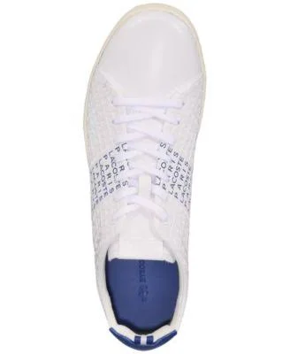 Lacoste Men's Carnaby Evo Sneaker, White/Dark Blue