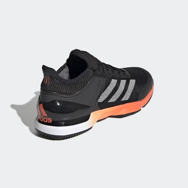 Adidas Men's Adizero Ubersonic 2 Clay Tennis Shoes, Black