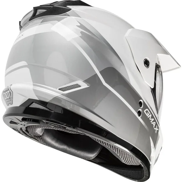 GMAX GM-11 Dual-Sport Scud Helmet Black/Pink/Grey