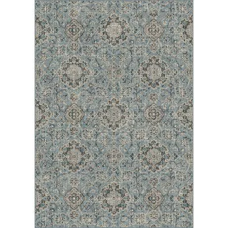 Charlton Home Carnbore Blue/Taupe Area Rug