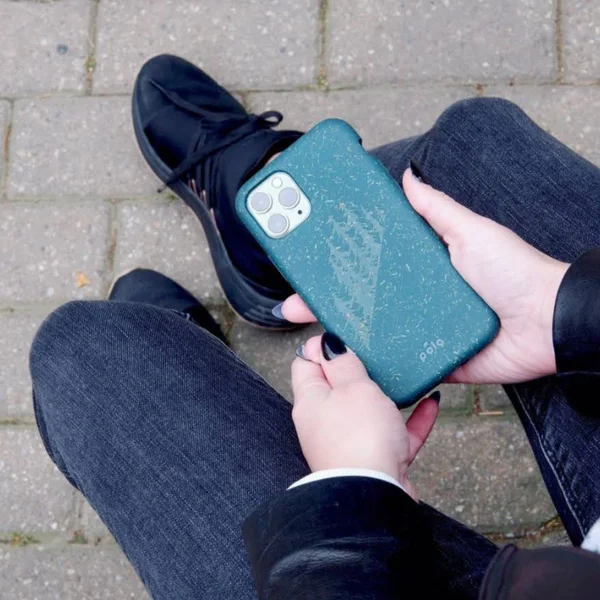 Pela Case iPhone 11 Pro Max Green Summit, 100% Compostable