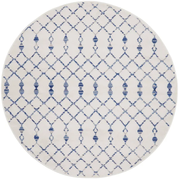 Nourison Whimsicle WHS02 Area Rug - Navy, 5& x Round