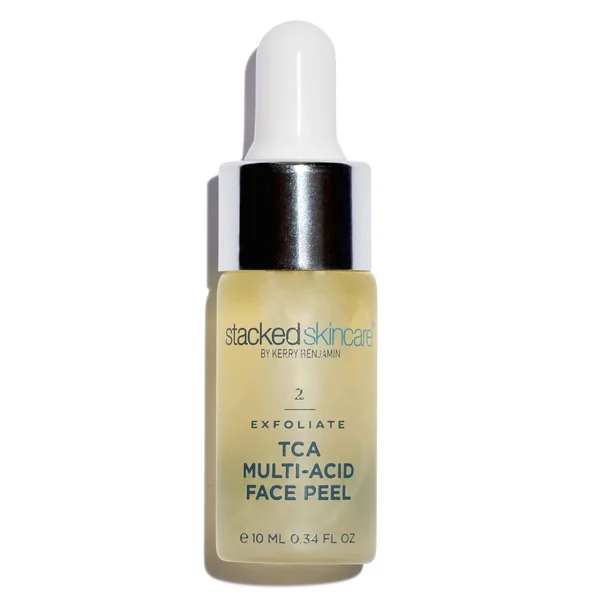 Gentle Chemical TCA Peel Facial Exfoliating Treatment, StackedSkincare, Mini Deluxe (10ml)