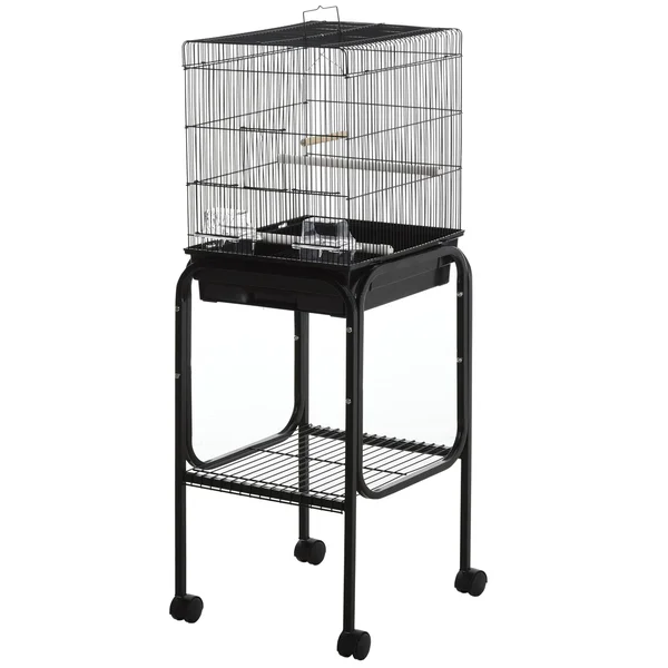 Pawhut 51x22 Bird Cage - Black