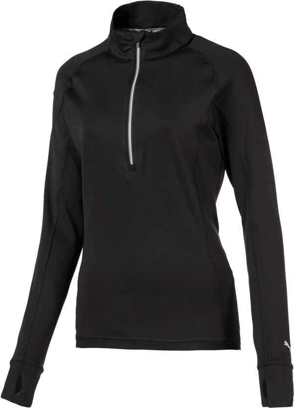 Puma Women's Rotation 1/4 Zip Golf Pullover Black S