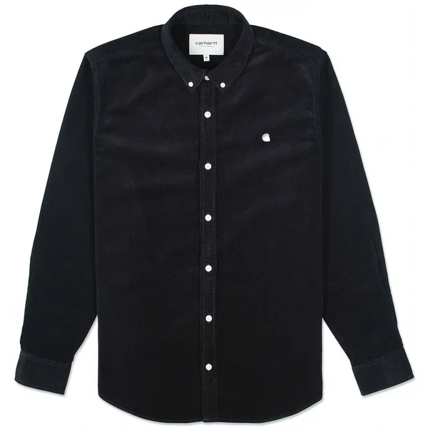 Carhartt WIP Longsleeve Madison Cord Shirt I028802 Black/Wax