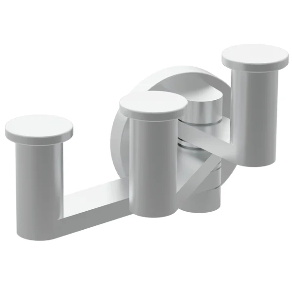 Ginger 4610T/SN Satin Nickel Kubic Triple Pivoting Robe Hook