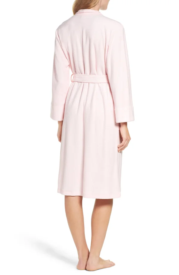 Nirvana Brushed Terry Robe - Women's, Pink, N Natori