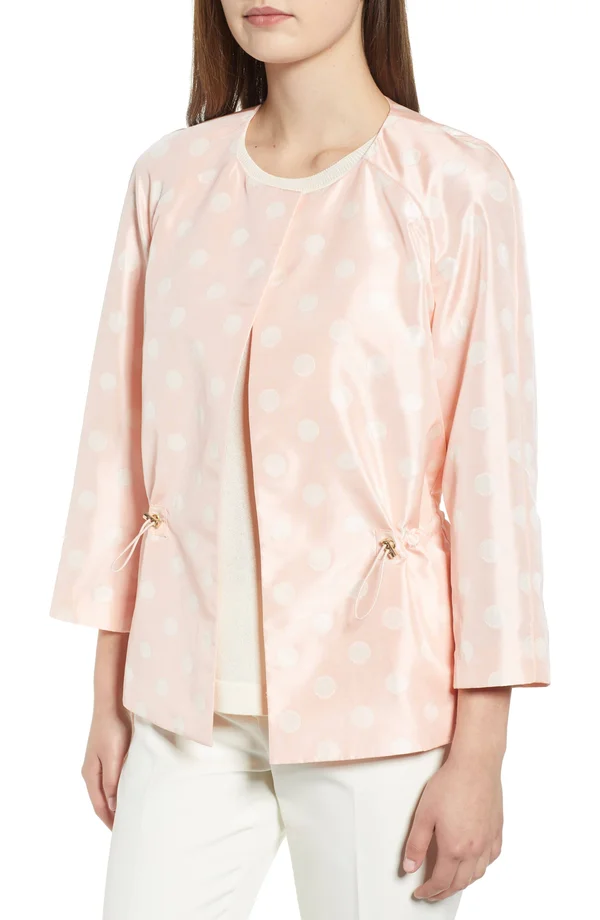 Anne Klein Womens Jacket Pink