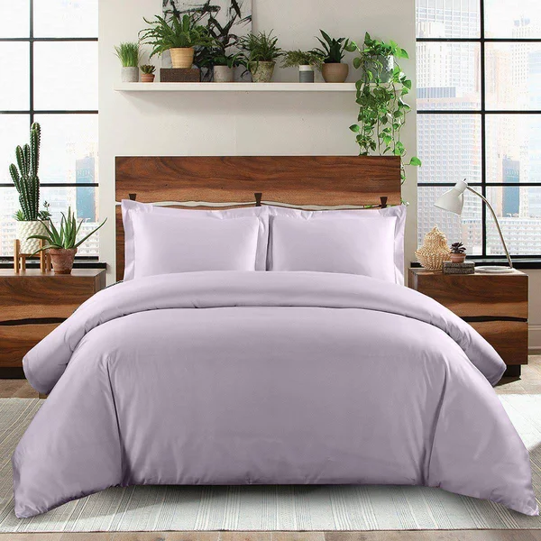 Duvet Cover Set Solid 600 Thread Count Full/Queen, Sage