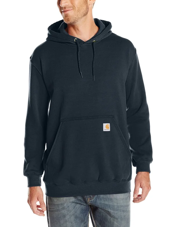 Carhartt Men's New Navy Midweight Hooded Sweatshirt