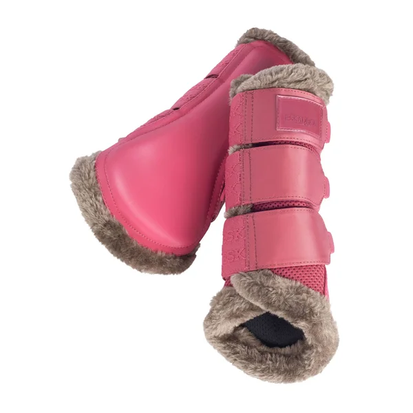 Eskadron Classic Sports 21 Mesh Faux Fur Tendon Boots Rouge