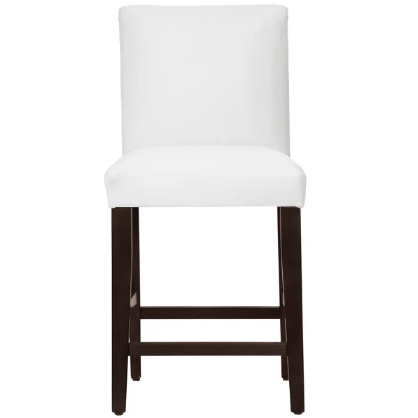 Skyline Preston Counter Stool - Velvet White