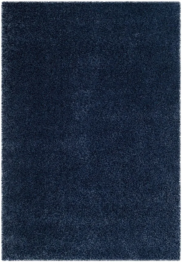 Safavieh California Shag SG151-7070 5&3x22 x 5&3x22 Square Navy Area Rug