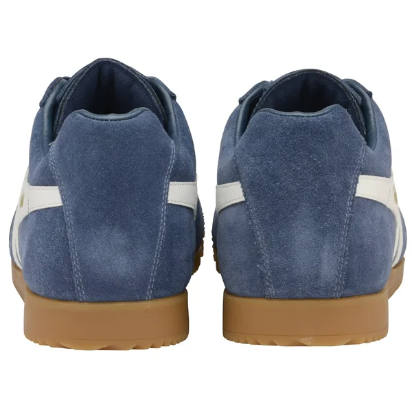 Gola Men's Harrier Suede Sneakers - Baltic/White, 10
